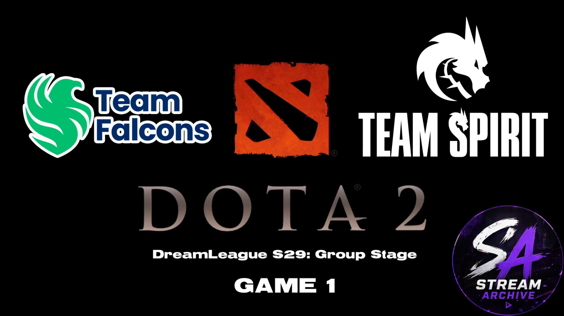 DOTA 2 DreamLeague S29 Group Stage Team Falcons vs Team Spirit Карта 1 смотреть онлайн
