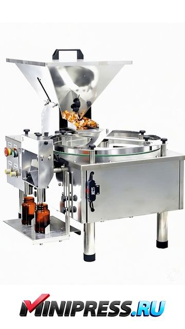 Minipress.ru Полуавтоматическая фармацевтическая вертикальная упаковочная машина