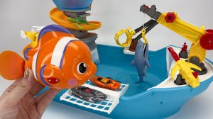 Игровой набор «Рыбалка на корабле» 🐟🚤 Распаковка и Обзор ярких игрушек! Яркие мультики для детей!