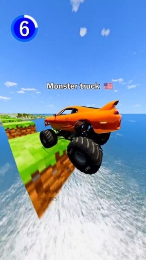 Машины против дороги из Майнкрафта 🚗 #shorts