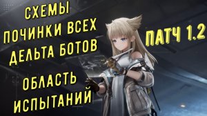 Все дельта боты и схемы починки роботов, Область испытаний в Arknights Endfield