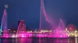 Вальс воды и света: в Челябинске стартовал сезон светомузыкального фонтана