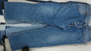 43702 Levi's джинсы мужские, 6пак, Levis denim trousers 25, секонд (extra) оптом