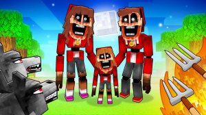 Семья JJ MIMIC — не монстры — Maizen Minecraft Animation