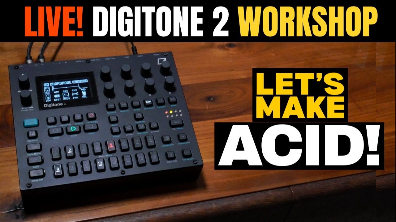 Elektron Digitone II: Building Acid Track From Scratch