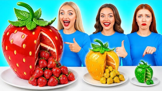 Большая, Средняя или Маленькая Тарелка Челлендж | Простые Кухонные Хитрости от Multi DO Challenge