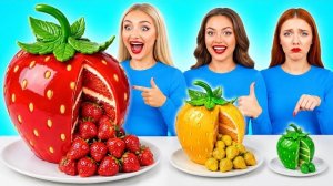 Большая, Средняя или Маленькая Тарелка Челлендж | Простые Кухонные Хитрости от Multi DO Challenge