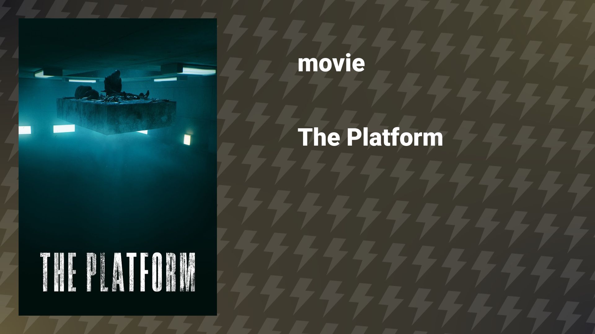 The Platform (film, 2019) смотреть онлайн