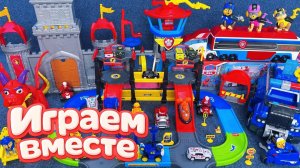 ИГРАЕМ ВМЕСТЕ В ИГРУШКИ ИЗ МУЛЬТИКА ЩЕНЯЧИЙ ПАТРУЛЬ 🐕 ИГРУШЕЧНАЯ БАЗА И МАШИНКИ ЩЕНЯТ ЧАСТЬ №2!