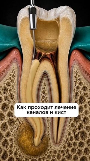 Как проходит лечение каналов и кист?