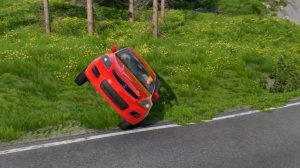 Автомобили против бетонной водопроводной трубы: Безумный челлендж в BeamNG Drive!