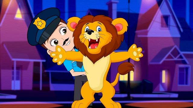 Щекотка Полицейский # Мультики для Малышей & Lights Kids Детские Песни