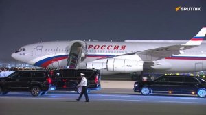 Президент России Владимир Путин прибывает с официальным визитом в Пекин, 19 мая 2026 года