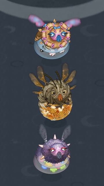 Вялыймотылёк - Все Версии на Острове Мифов - My Singing Monsters #mysingingmonsters