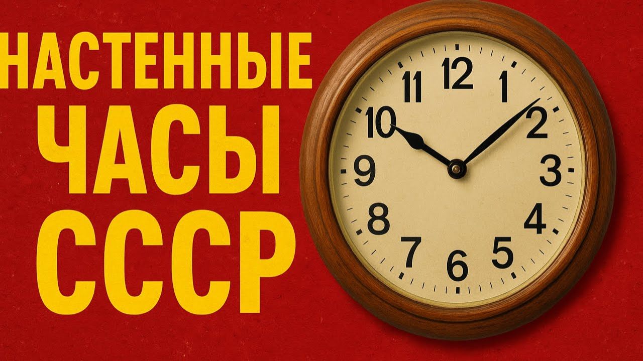 Настенные часы СССР Как советские часы покоряли дома