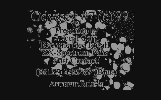 Газета Odyssey №7 By Accept Corp. [#ZX-Spectrum Paper]