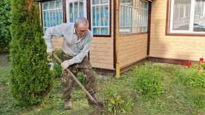 ЛЁШИК КОСИТ, А Я КОВЫРЯЮСЬ НА ГРЯДКАХ. КОРОТКО О НАШИХ ОТНОШЕНИЯХ С СОСЕДЯМИ.