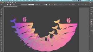 047 How to create lots of lines that blend together in Adobe Illustrator CC