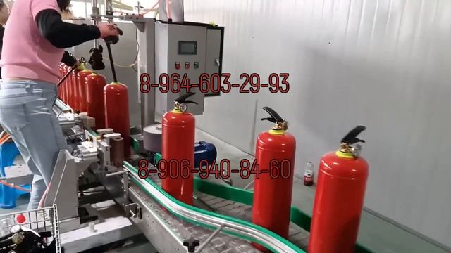 Заправочно-зарядная установка для огнетушителей CO² и порошком