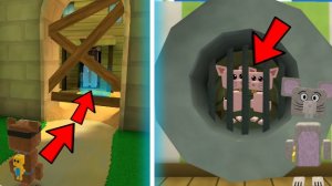 Секретный крысиный туннель в гигантском доме! /Прохождение игры Super Bear Adventure!