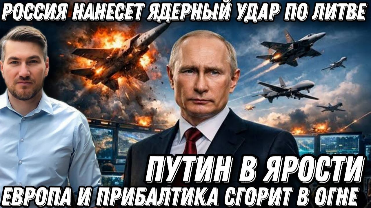 Последнее предупреждение Путина. Европа сгорит в огне! Россия нанесет ядерный удар по Литве?!