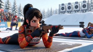 NGL Biathlon 2026. Карьера за биатлонистку. #13