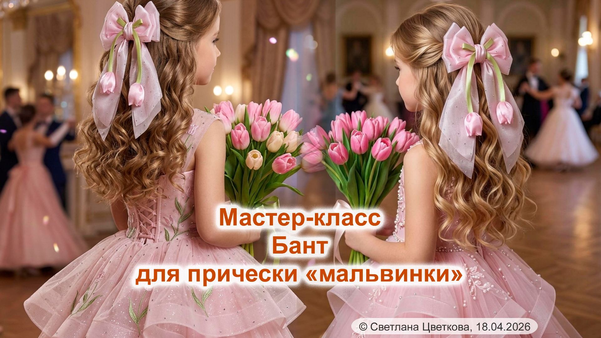 Шикарный бант для прически 
