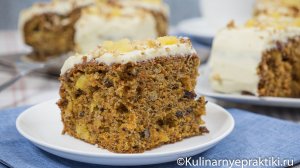 Морковный пирог по рецепту французской кулинарной академии «Le Cordon Bleu»