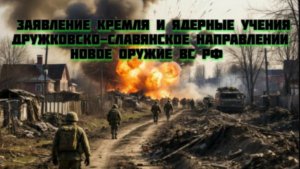 Новости СВО Сегодня- Заявление Кремля и ядерные учения Дружковско-Славянское направлении