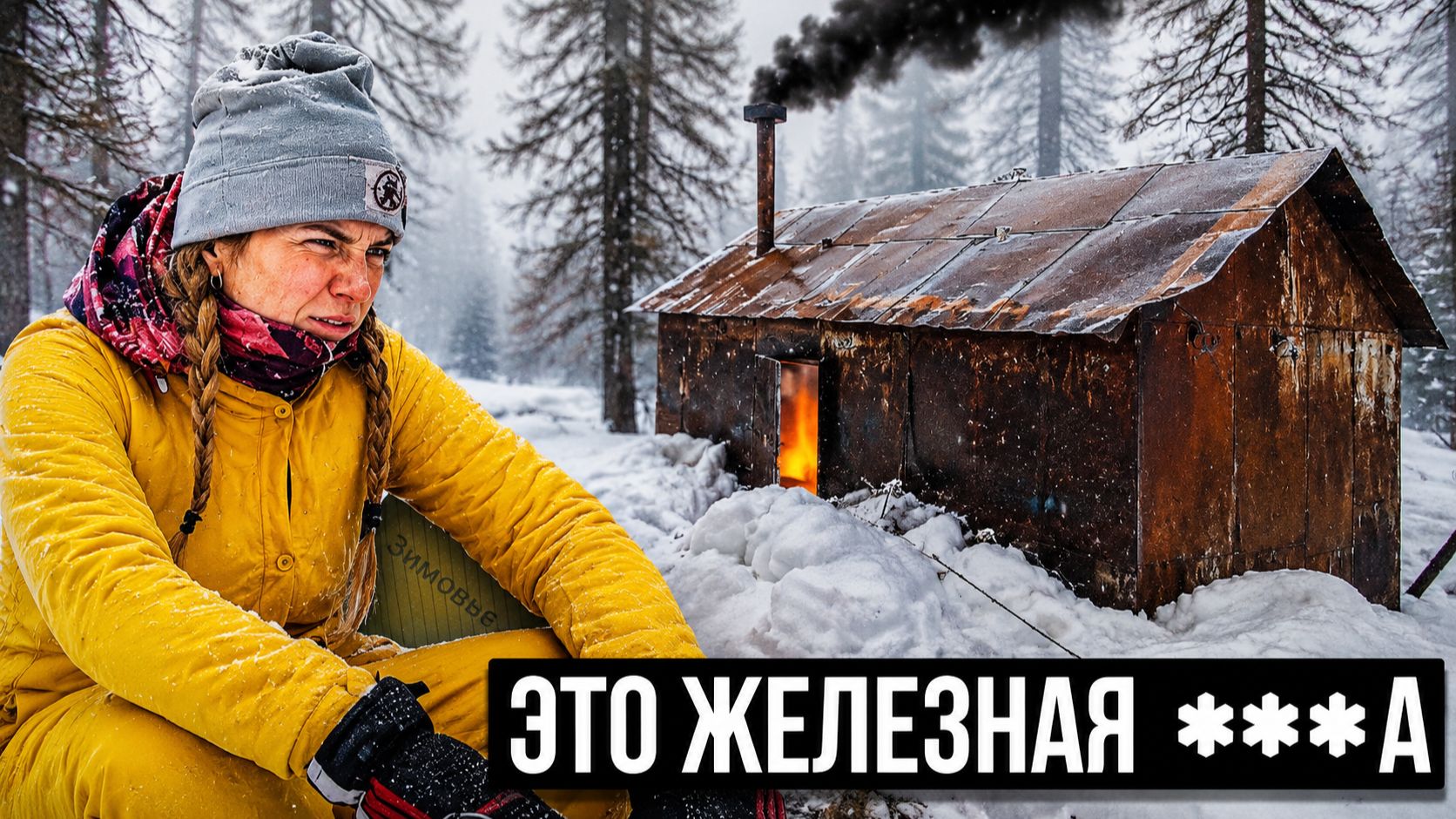 ДОЛГАЯ ДОРОГА К ЖЕЛЕЗНОЙ ИЗБЕ В ЛЕСУ | ВЕСЕННИЙ ЛЫЖНЫЙ ПОХОД | 3 ДНЯ В ЗИМНЕМ ЛЕСУ смотреть онлайн