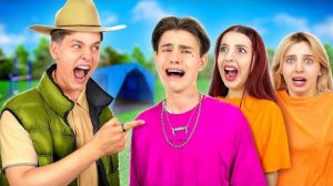 ⛺️ 24 ЧАСА В ЛЕСНОМ ЛАГЕРЕ! 🪵 Наш инструктор оказался сумасшедшим?!