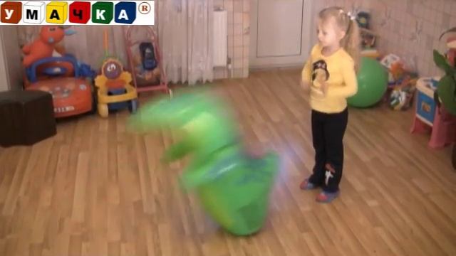 Надувная фигура неваляшка. Крокодил