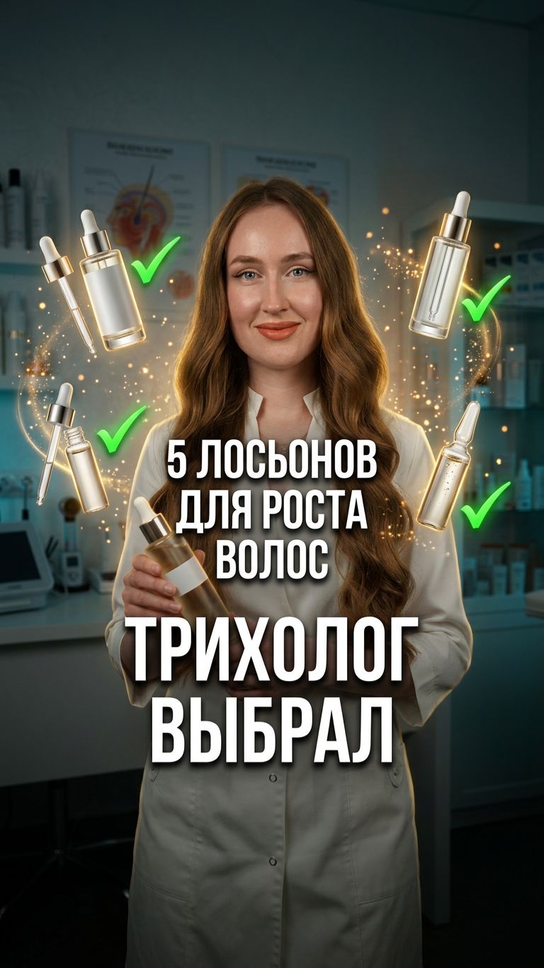 💡 5 лосьонов для роста волос, которые работают в 2026