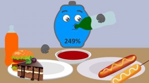 🔋 Low Battery Overcharged By Eating Unhealthy Food   ASMR Eating Sounds   NCR Animation