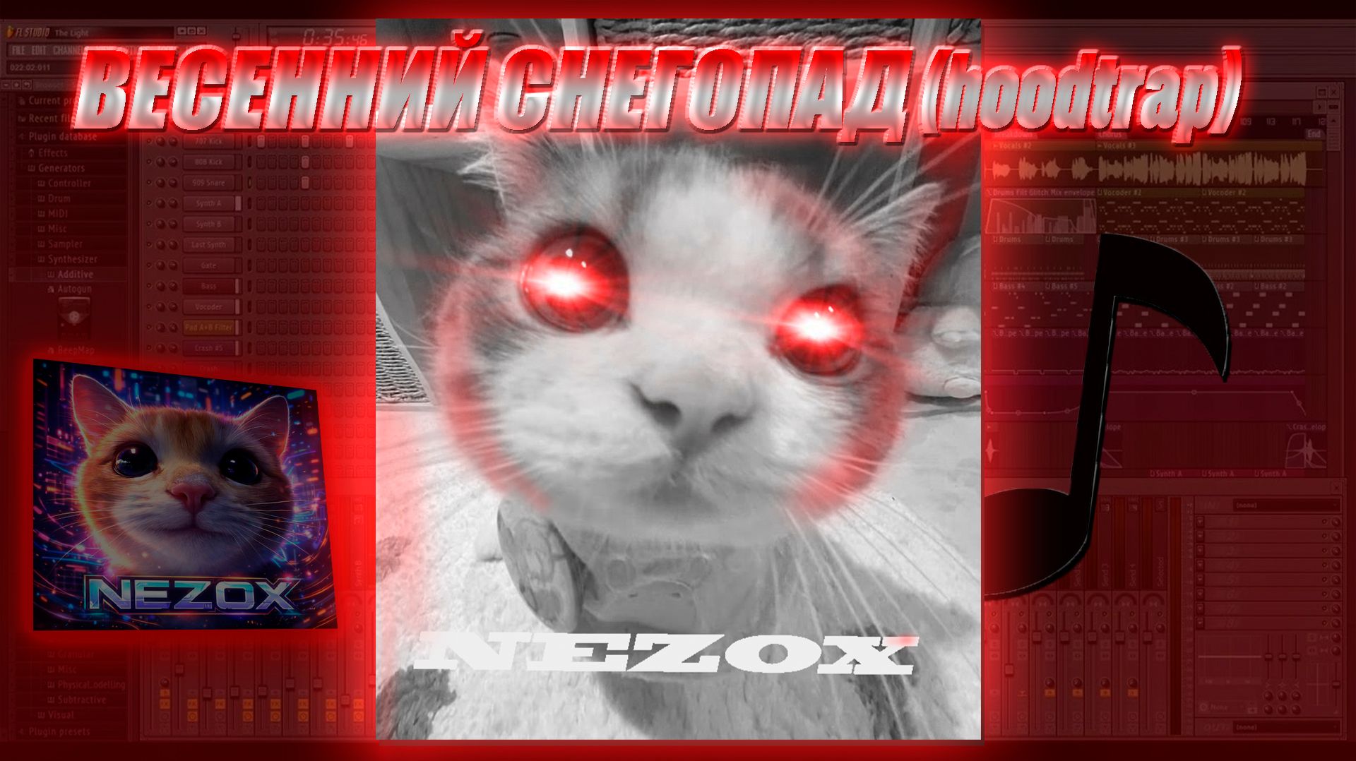 Весенний снегопад (hoodtrap)|ПЕСНЯ ОТ NEZOMUS$ #песня #hoodtrap #музыка