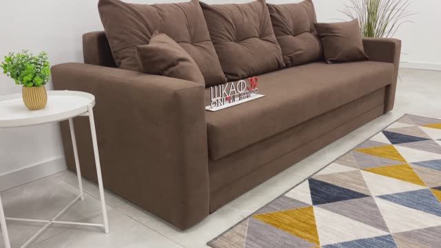 Бенедикт диван прямой ULTRA CHOCO