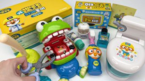 Игровой набор «Чистка и полировка зубов» 🦷 Игрушка-стоматолог! Обзор игрушек! Мультики для детей!