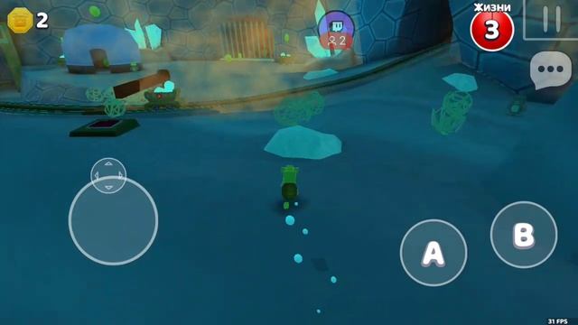 Malaika & Papa играют в Super Bear Adventure приключения Maliki в кротовой пещере
