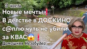 3 часть. Новые мечты❗️В детстве в ДОСКИНО с@плю чуть не убили за КВАС😱❗️