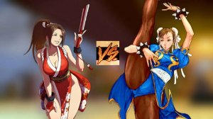 Чан Ли VS Маи Ширануи (Chun-Li VS Mai Shiranui). Жесткая драка