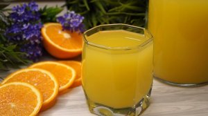Сок апельсиновый 3 литра из 2 штук без сахара