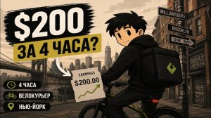 КАК ВЫЖИВАЕТ РУССКОЯЗЫЧНАЯ МОЛОДЕЖЬ НА ЗАГНИВАЮЩЕМ ЗАПАДЕ. Сколько может заработать велокурьер в NY