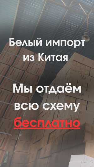 Полностью бесплатное обучение по импорту из Китая с 0!
