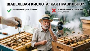 Обработка щавелевой кислотой: капля, возгонка, концентрация, сроки | Профессор Кашковский 🧪🐝