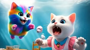 РАЗНОЦВЕТНЫЙ КОТЁНОК 🐱 МУЛЬТИКИ ДЛЯ ДЕТЕЙ