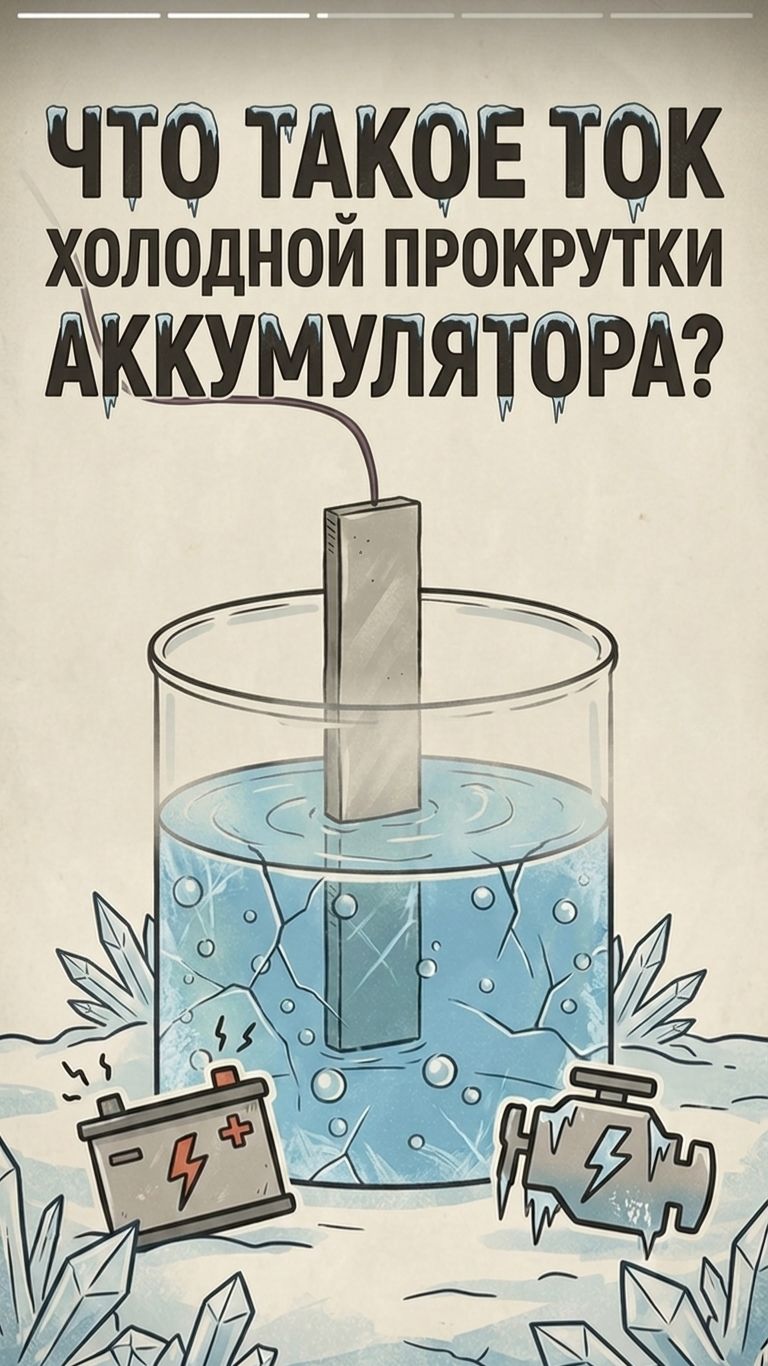 Что такое ток холодной прокрутки аккумулятора?