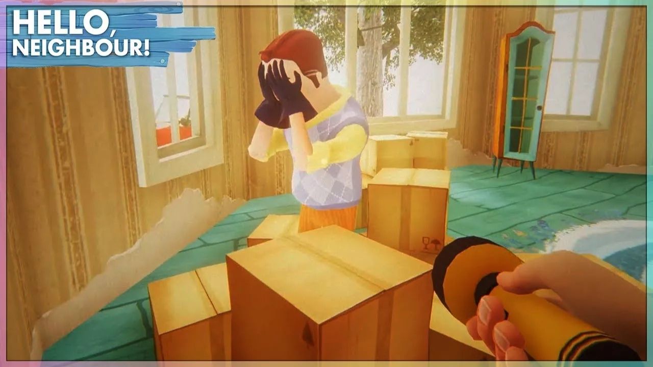 Hello Neighbor Alpha 3.  прохождение #2.ПОЧЕМУ СОСЕД ПЛАЧЕТ?. ГРУСТНЫЙ ФИНАЛ.