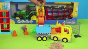 Игрушечная пожарная машина, эвакуатор, Cars, поезда с цифрами и цветами, LEGO Duplo для детей