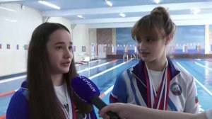 Тренировка пловцов в спорткомплексе «Юбилейный»